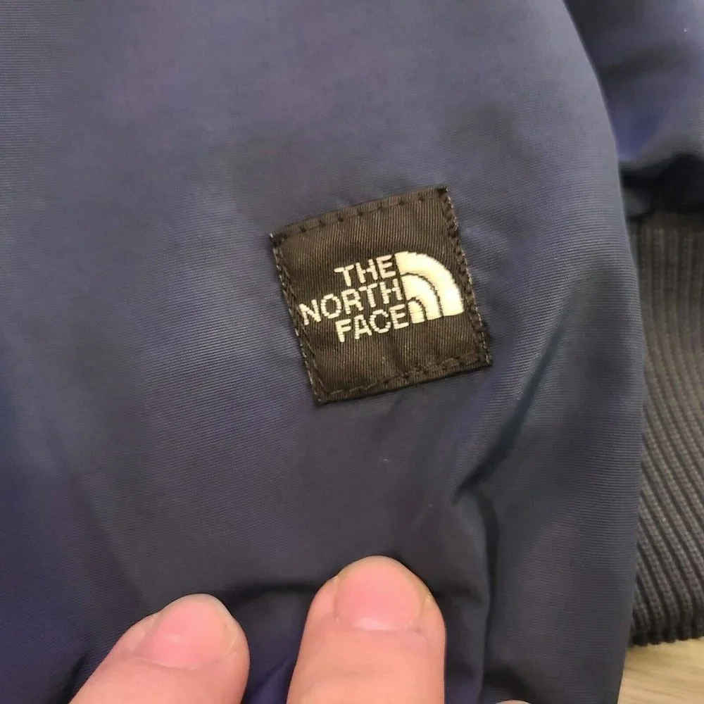 North Face Vtg Red/Blue Size XL‎ Windbreaker Fleece Lining Jacket Bear Mountain